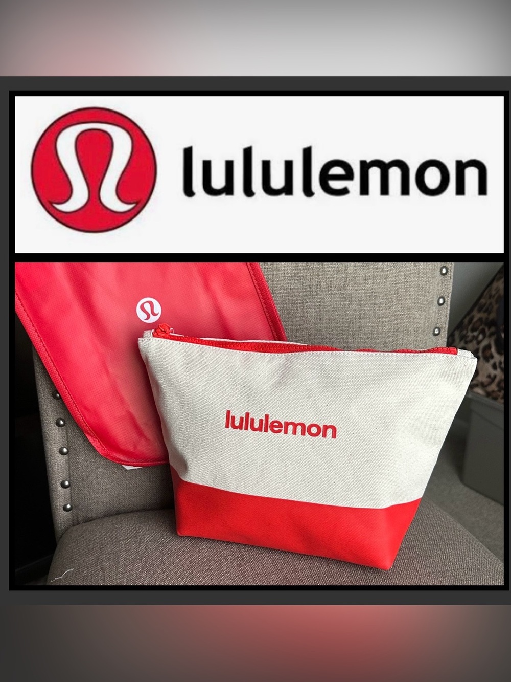 Lululemon Canvas Pouch